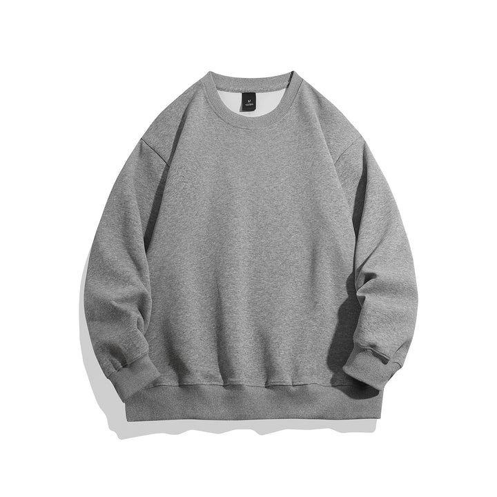 Herren Oversize Rundhals‑Sweatshirt mit tiefem Sitz, Raglanärmeln und gerippten Bündchen Drune