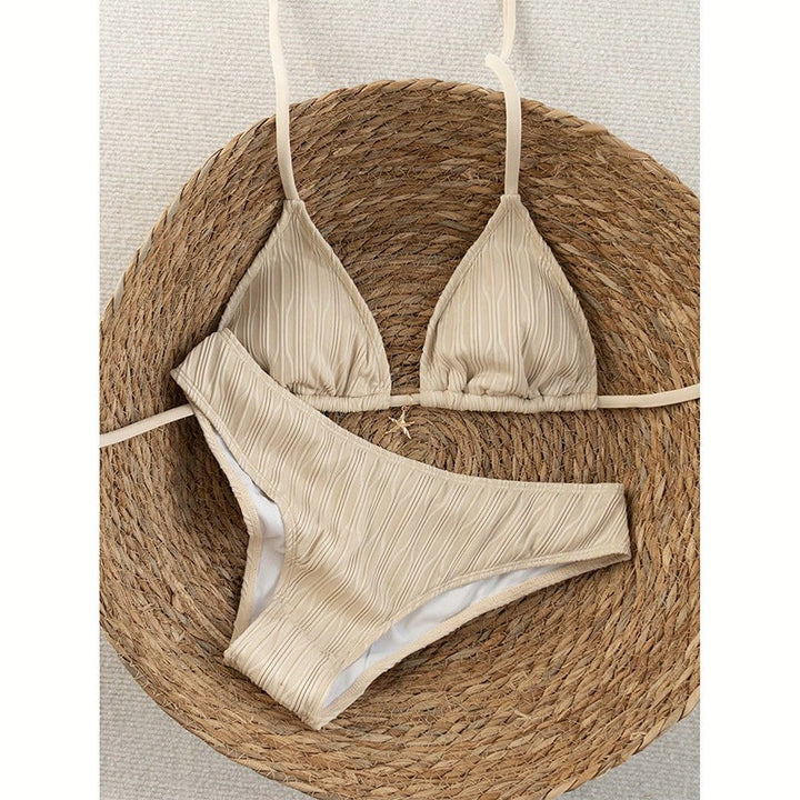 Damen Triangel-Bikini mit raffinierter Rippstruktur Drune