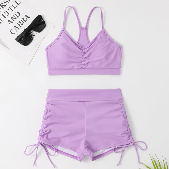 Femme Athletic Hochgeschnittenes Badeanzug-Set Drune