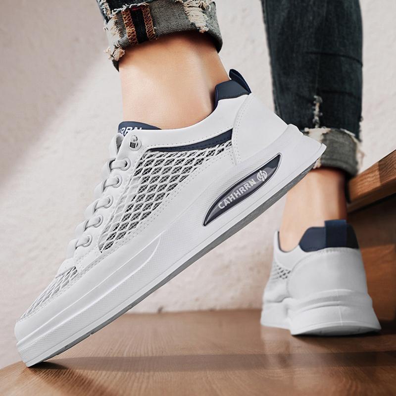 Herren Leichte Netz‑Plateau‑Sneaker mit atmungsaktivem Netzgewebe und gepolstertem Fußbett Drune