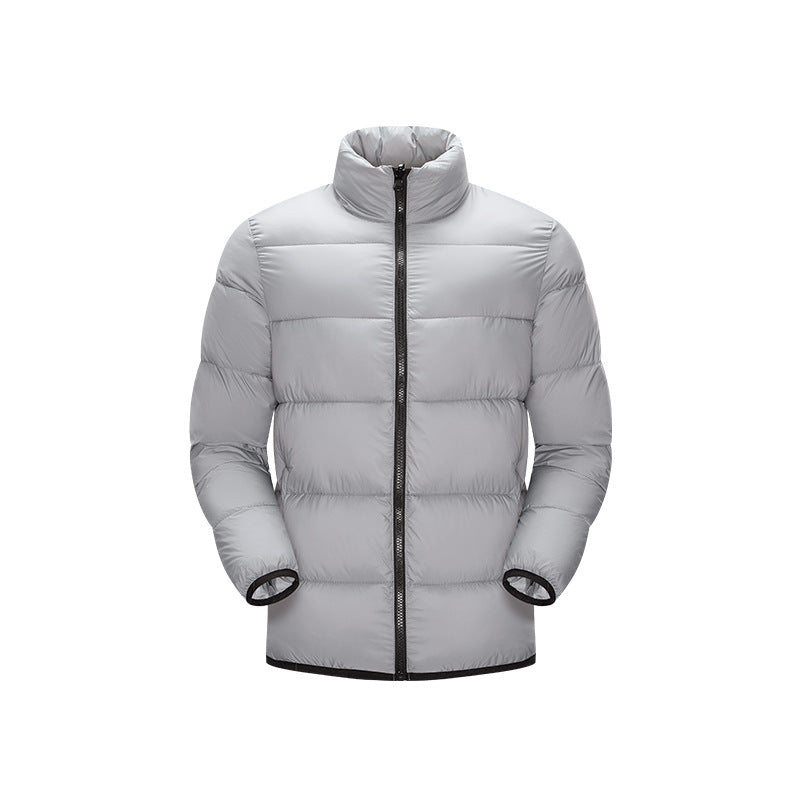 Herren Gepolsterte Steppjacke mit hohem Stehkragen und thermischer Isolierung Drune
