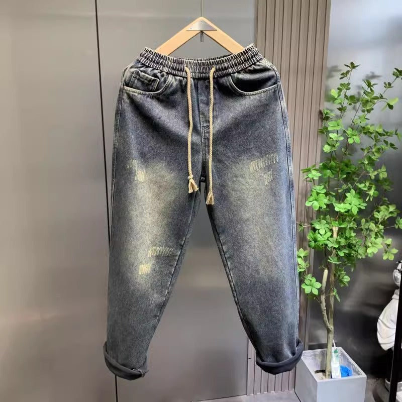 Herren Lässige Baggy Jeans Drune