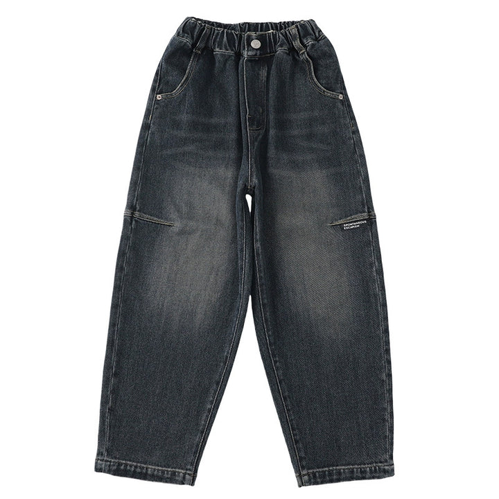 Unisex lässige Baggy-Jeans Drune