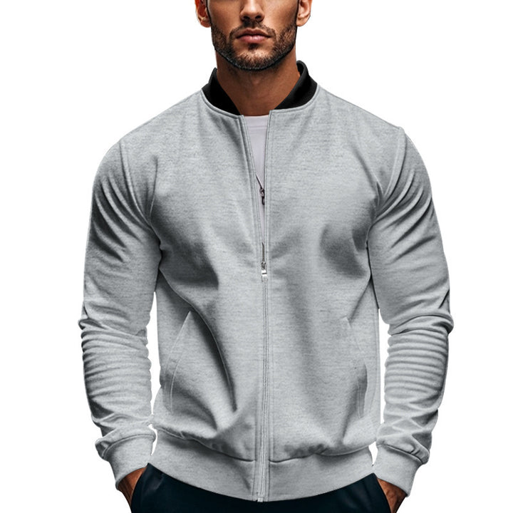 Herren sportliche Jacke mit praktischem Reißverschluss und atmungsaktiven Materialien Drune