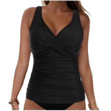 Damen Tankini-Oberteil mit raffiniertem Wickeldesign Drune