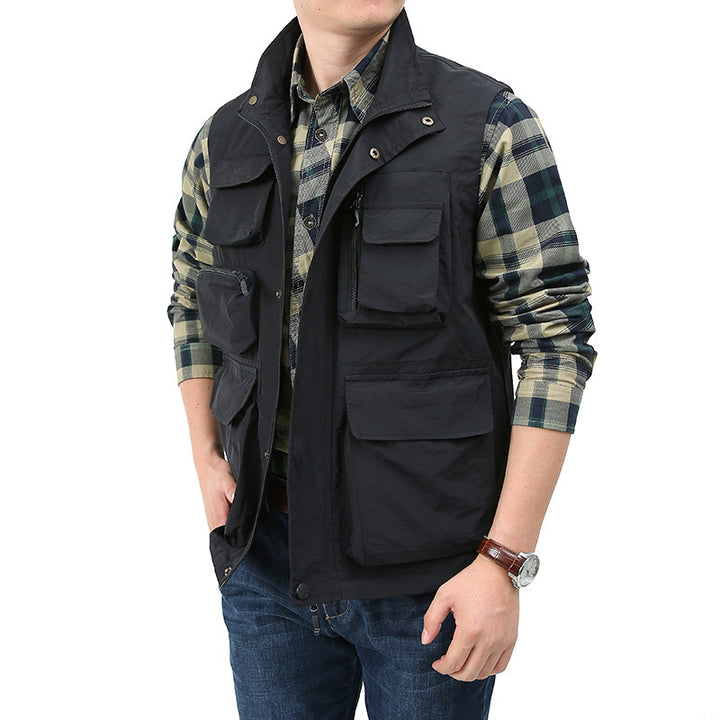Herren Vielseitige Outdoor-Weste mit praktischen Taschen Drune