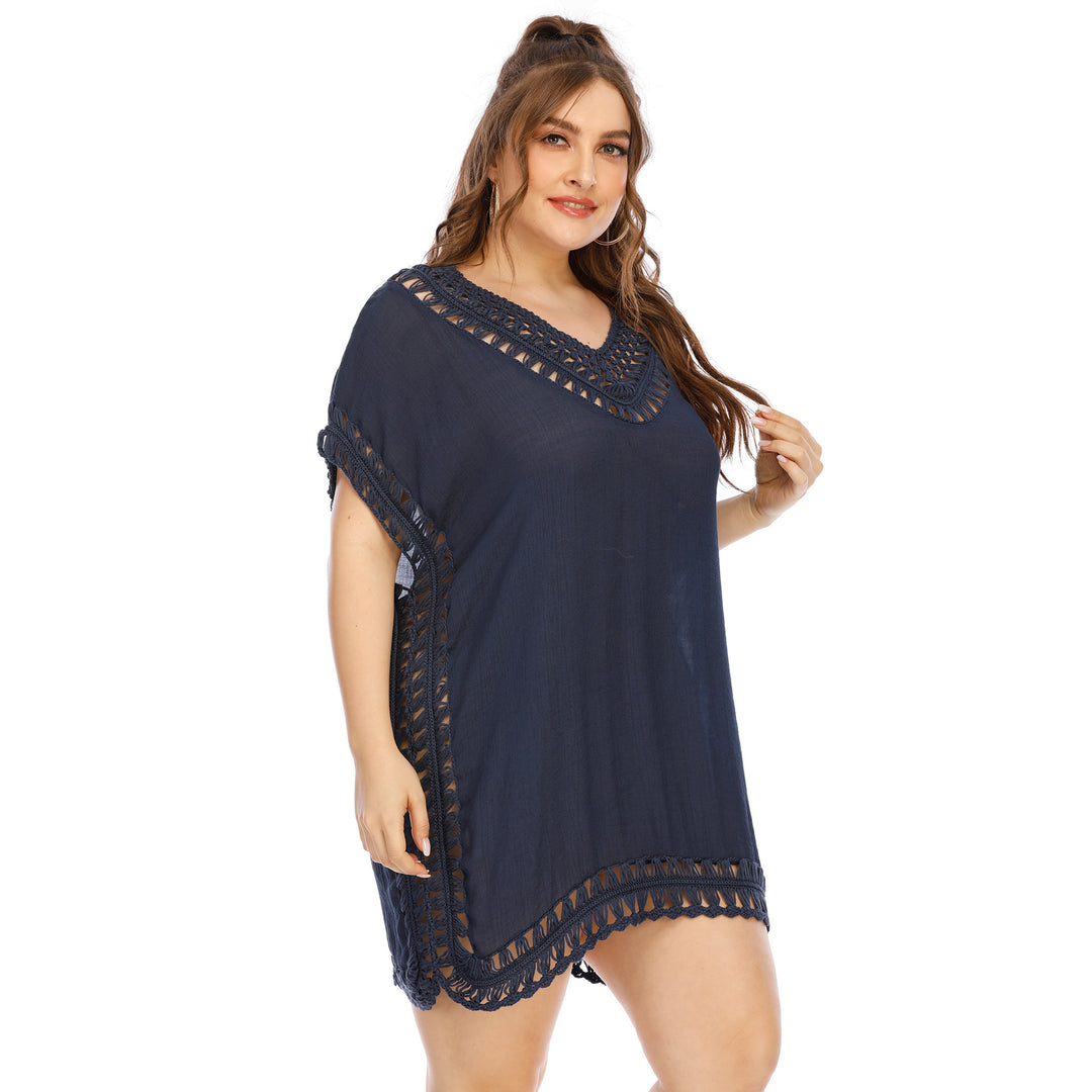 Damen eleganter häkeln Strandüberwurf Drune