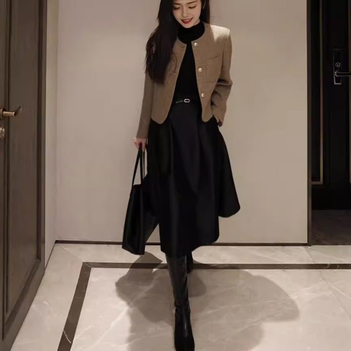 Damen Eleganter Miditüllrock mit schwingendem Saum Drune
