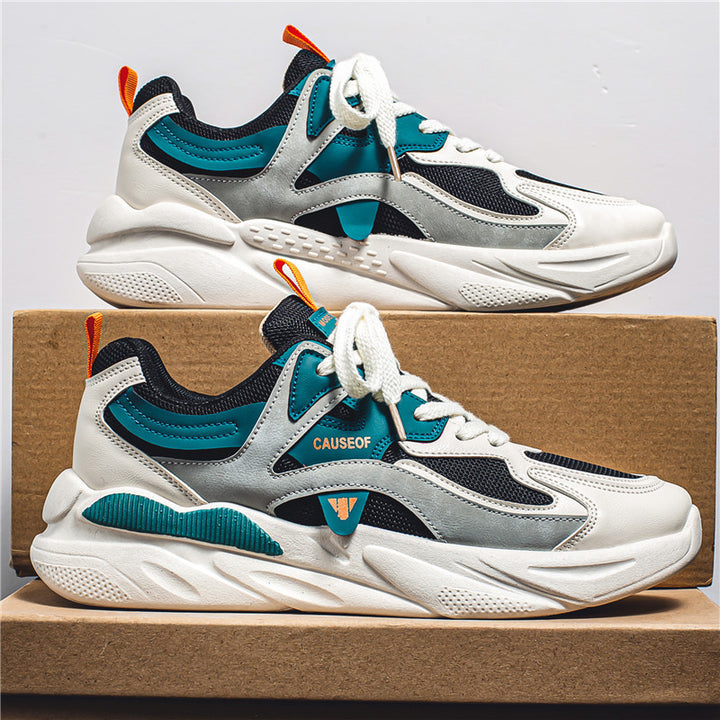 Herren Retro-Performance Street‑Sneaker mit mehrschichtiger Sohlentechnik und atmungsaktivem Mesh Drune
