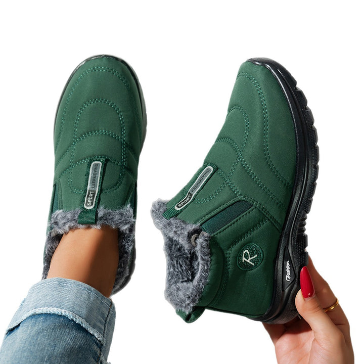 Damen Sportliche Winterstiefel Drune