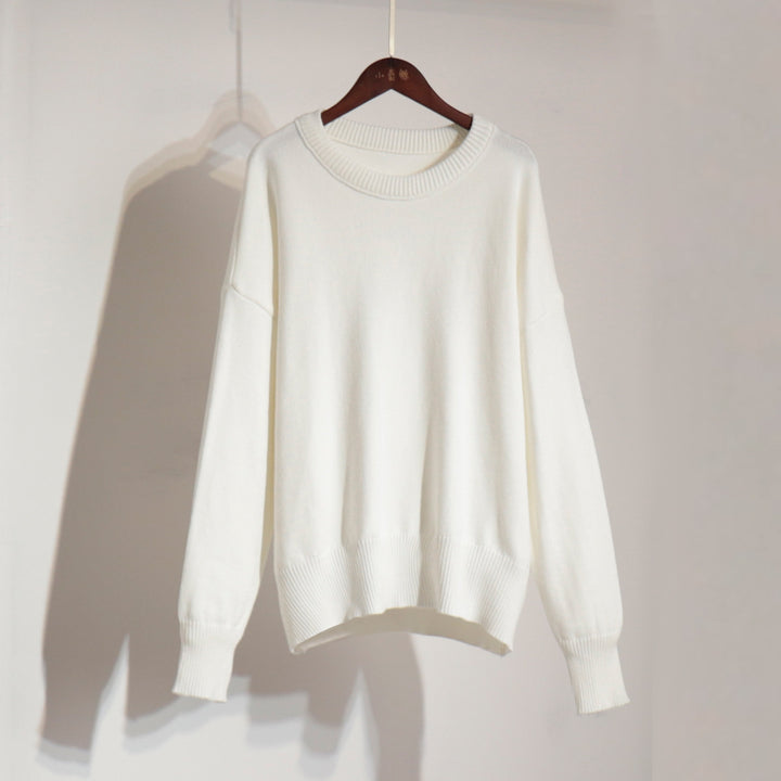 Damen Oversized Pullover mit strukturiertem Strickmuster Drune