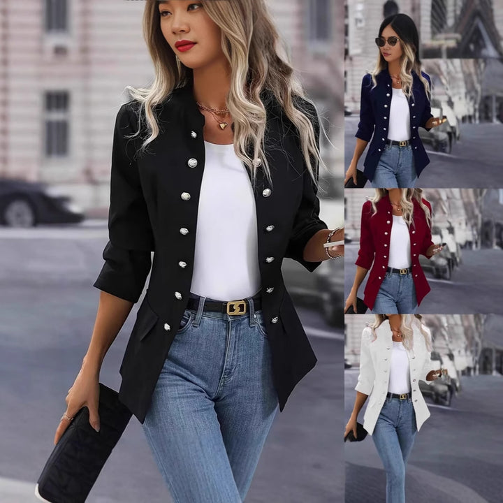 Damen elegante Blazerjacke Drune