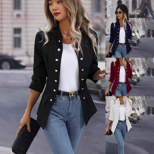 Damen elegante Blazerjacke Drune