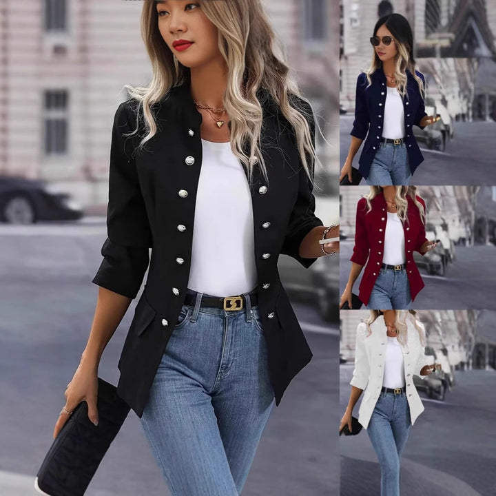 Damen elegante Blazerjacke Drune