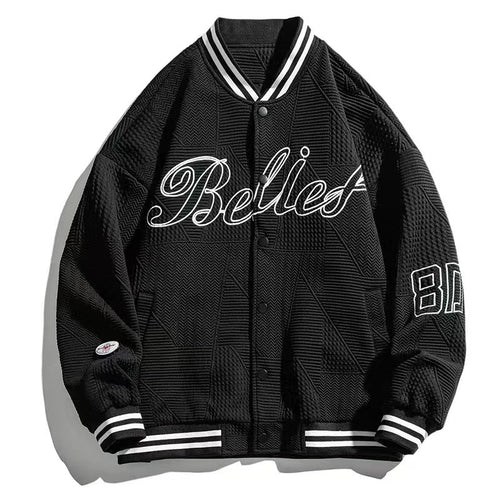 Herren Sportliche Bomberjacke mit strukturiertem Design Drune