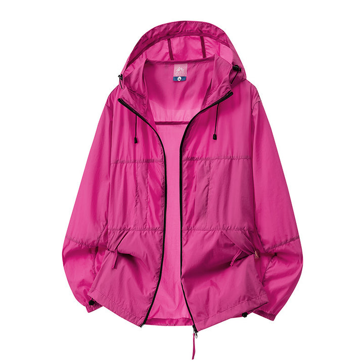 Herren Leichte Outdoor-Windjacke mit Kapuze Drune