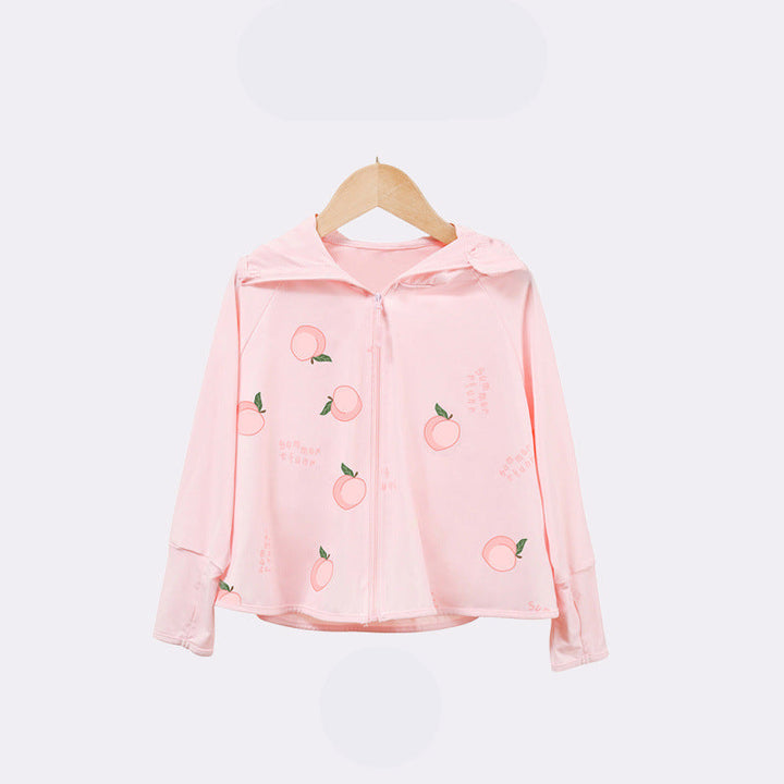 Damen UV-Schutzjacke mit Kapuze und weichem Material Drune