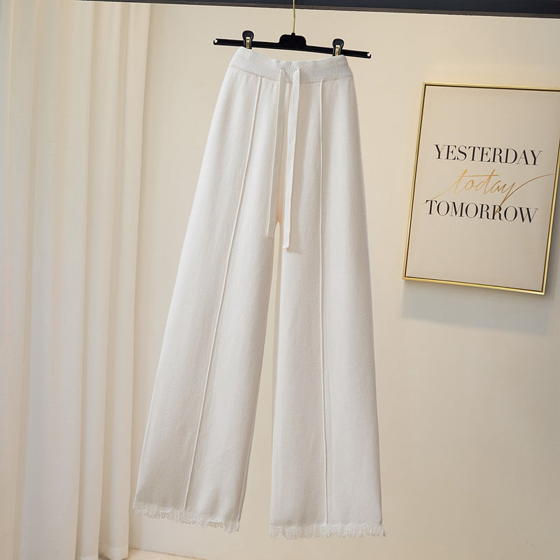 Damen Elegante und bequeme Palazzo-Hose Drune
