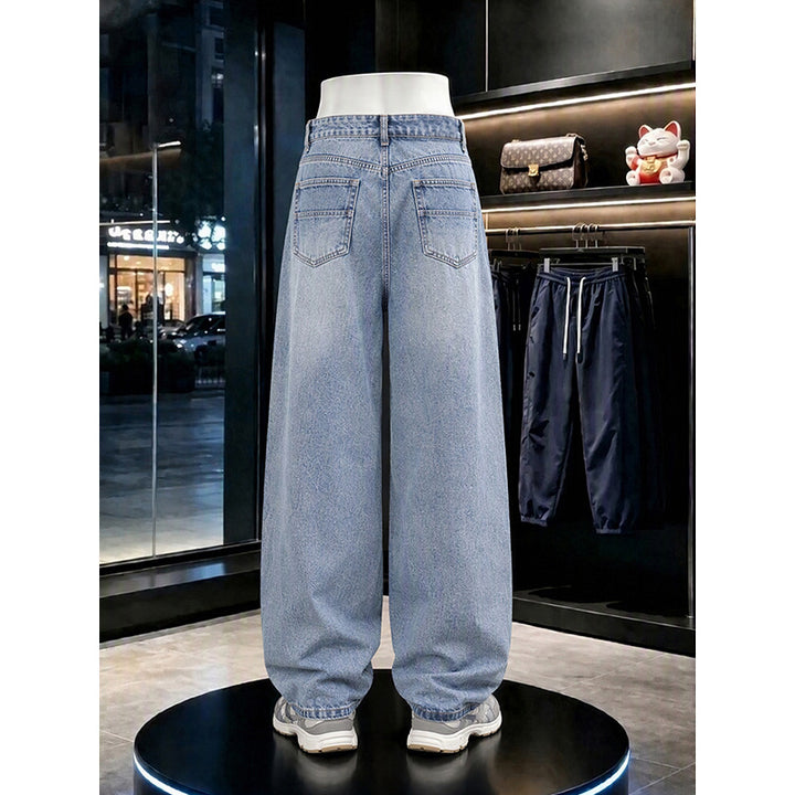 Damen Modische Weitgeschnittene Jeans Drune