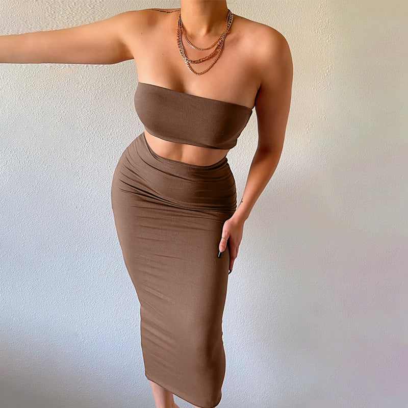 Damen Bandeau Oberteil Drune