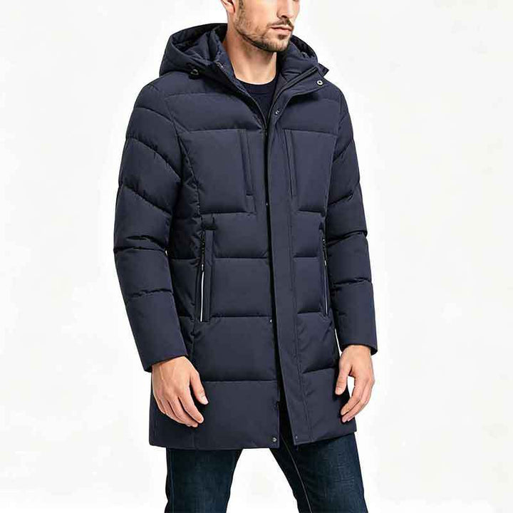 Herren funktionale Kapuzen-Steppjacke Drune