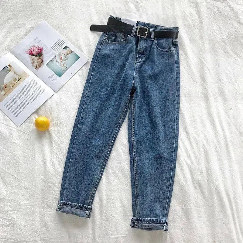 Drune | Women high-waisted jeans straight