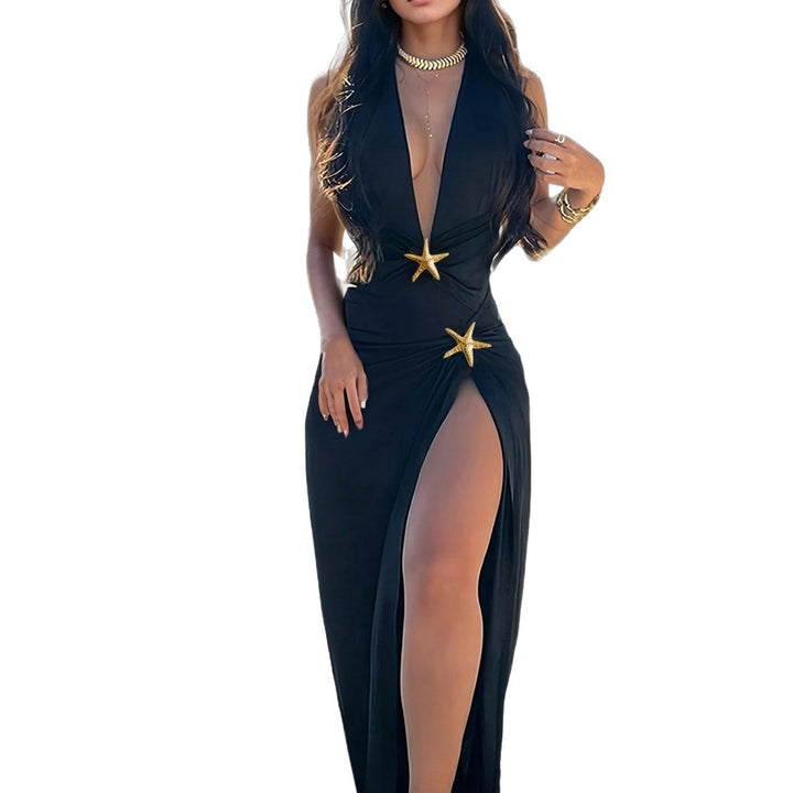Damen eleganter einteiliger Badeanzug mit schickem Rock Drune