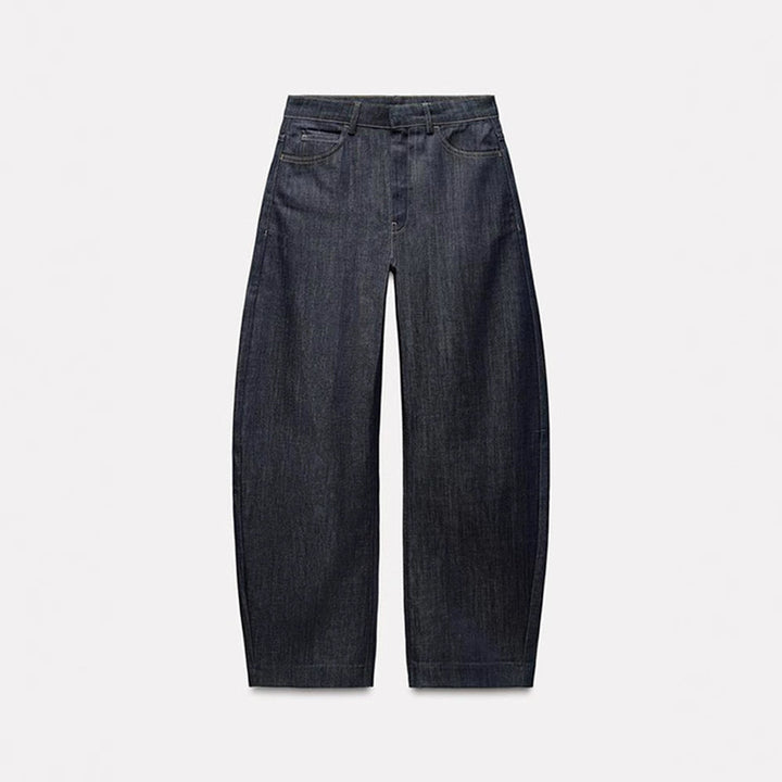 Damen Jeansblazer im modernen Look mit tailliertem Schnitt und praktischen Taschen Drune