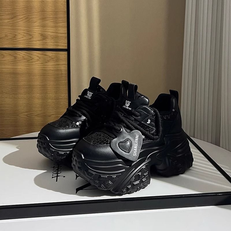 Damen Chunky Sneakers mit puffiger Sohle und innovativer Dämpfung Drune