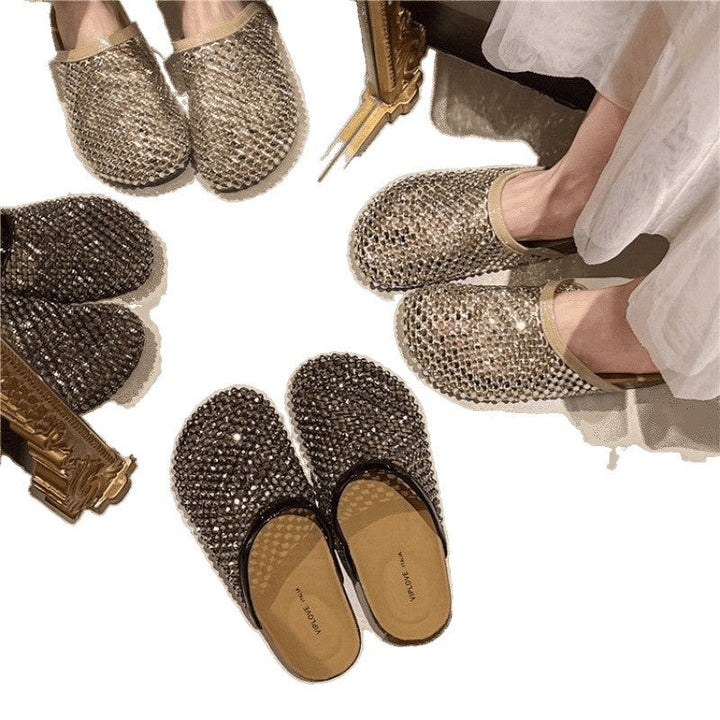Damen Sandalen mit glitzerndem Design von Drune