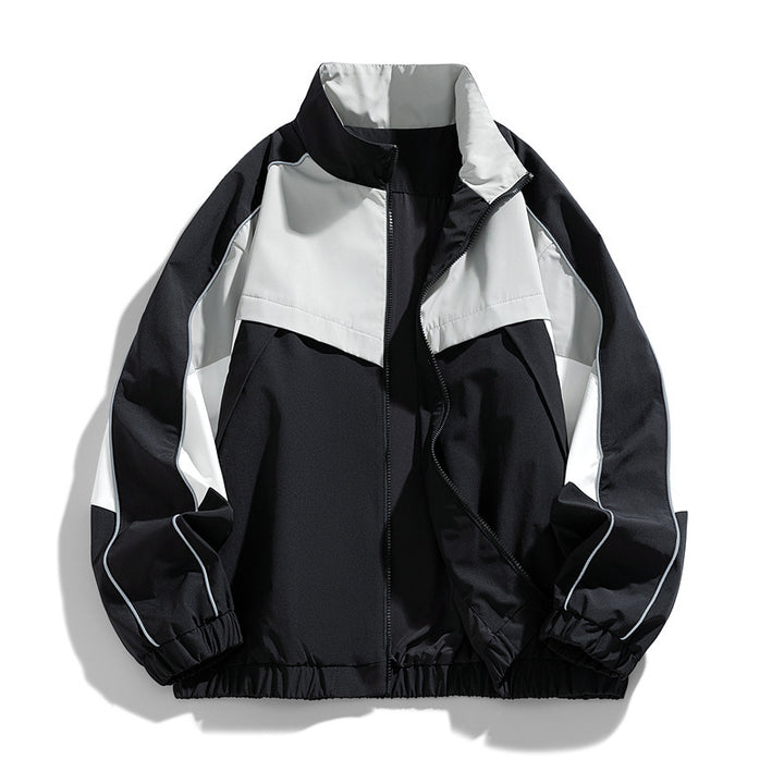 Herren Leichte Sportjacke mit hohem Kragen Drune