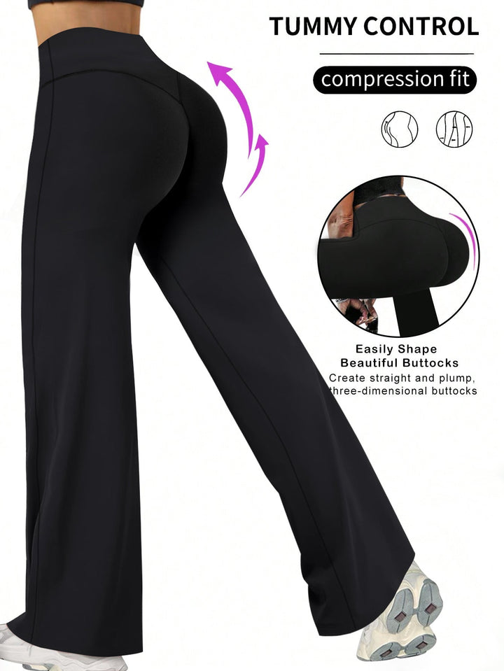 Damen Kompressionshose mit hoher Taille und Tummy Control Drune