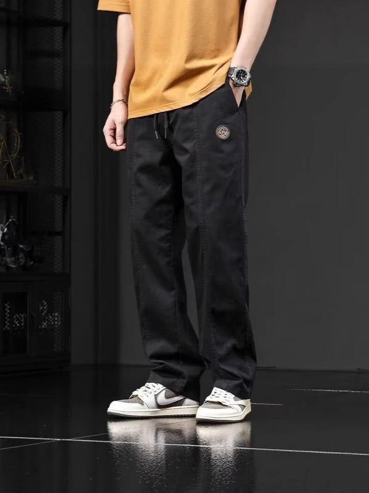 Herren Bequeme Cargo-Hose mit elastischem Bund Drune