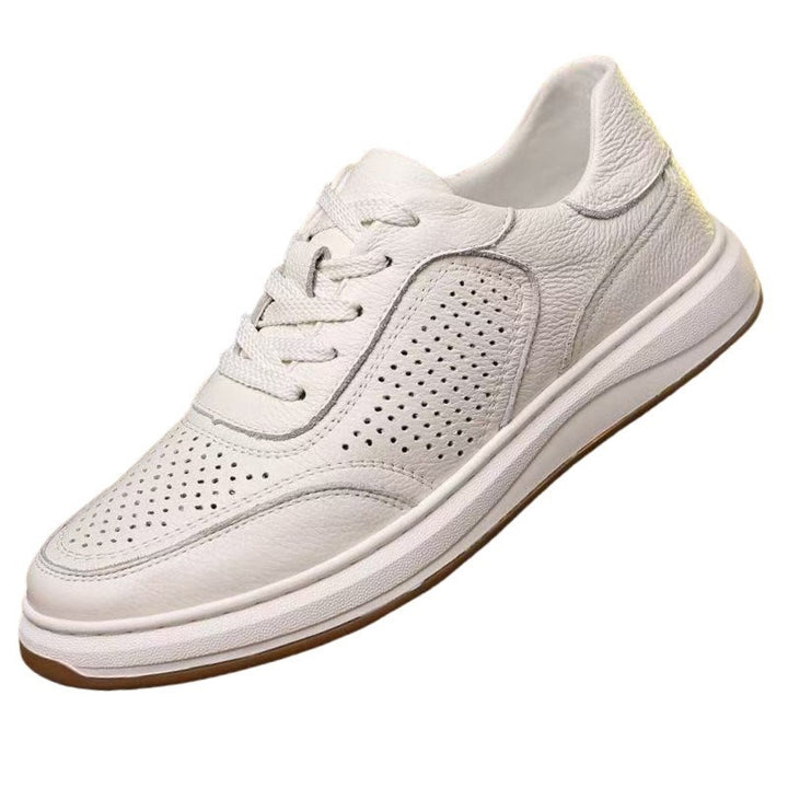 Herren Komfortable Leder Sneakers Drune