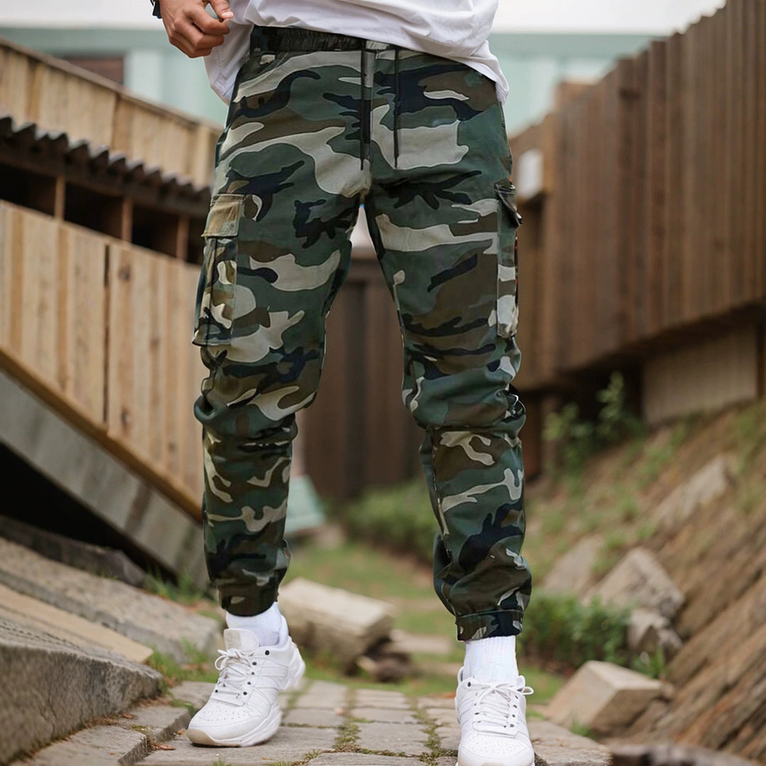 Herren Camouflage Cargo-Hose Drune