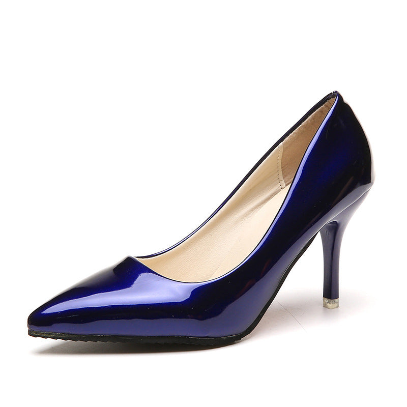 Damen Elegante Hochglanz-Pumps mit schmaler Silhouette und komfortablem Innenfutter Drune