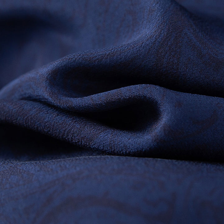 Damen Bluse mit Schleifenkragen und dezenter Jacquardstruktur Drune