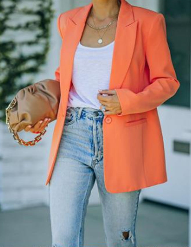 Damen Eleganter Blazer mit modernem Schnitt und praktischen Taschen Drune