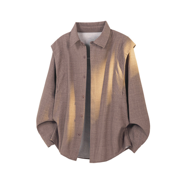 Herren Modische Hemdbluse mit strukturiertem Design Drune