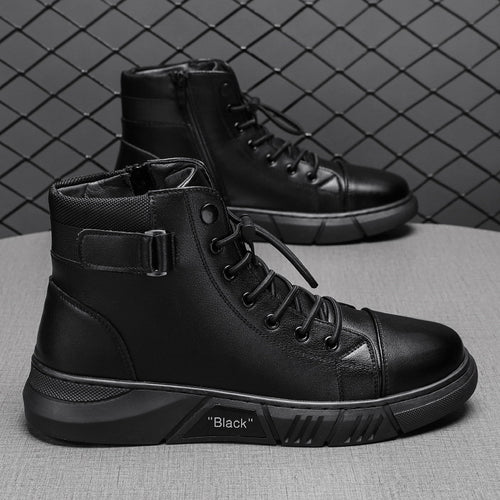 Herren High-Top Fashion Kampfstiefel mit verbesserter Unterstützung Drune