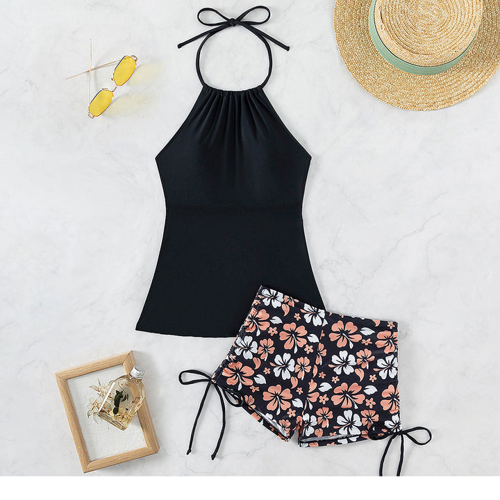 Damen Tankini-Set mit modernem Schnitt und verstellbaren Shorts Drune
