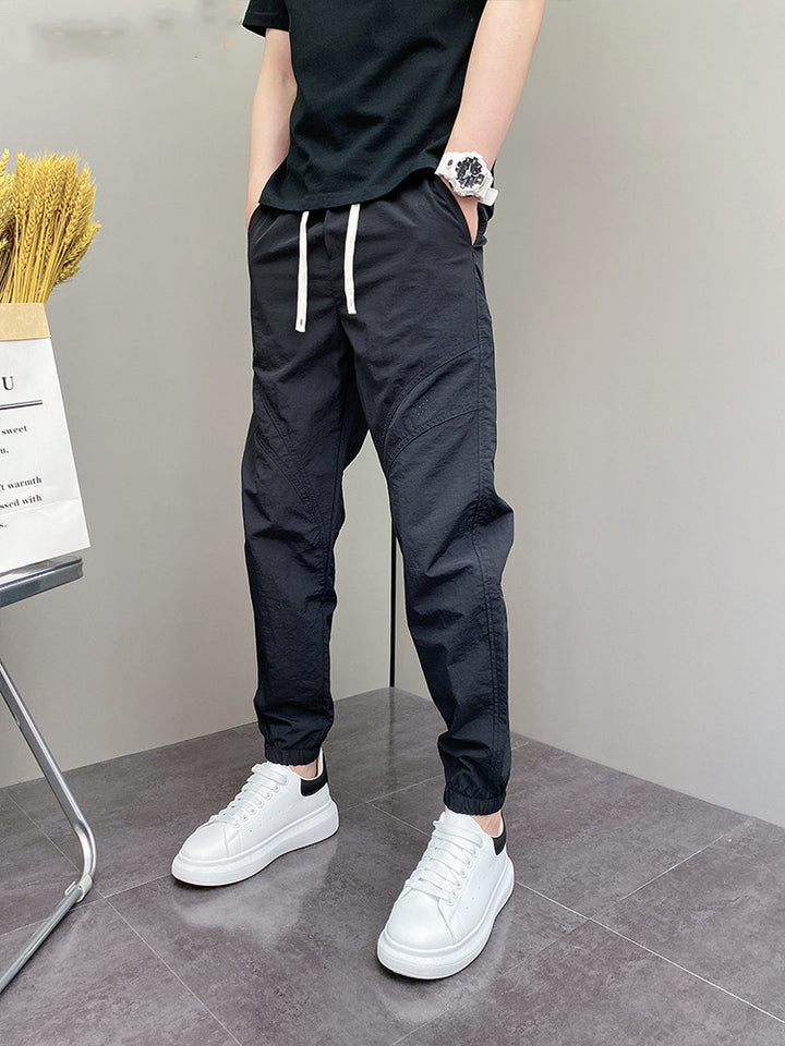 Herren Lässige Fitness-Hose mit elastischem Bund Drune