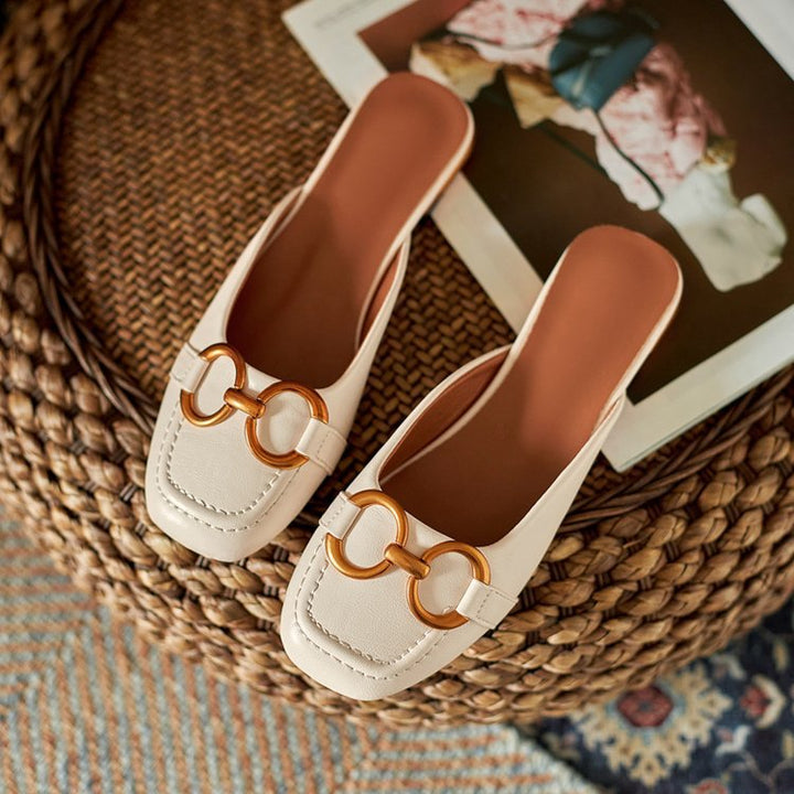 Damen Elegante und bequeme Schuhe mit schickem Metallverschluss Drune