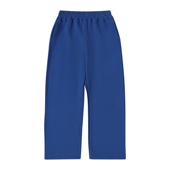 Damen nan weite Cropped-Loungehose mit elastischem Bund und seitlichen Eingrifftaschen Drune