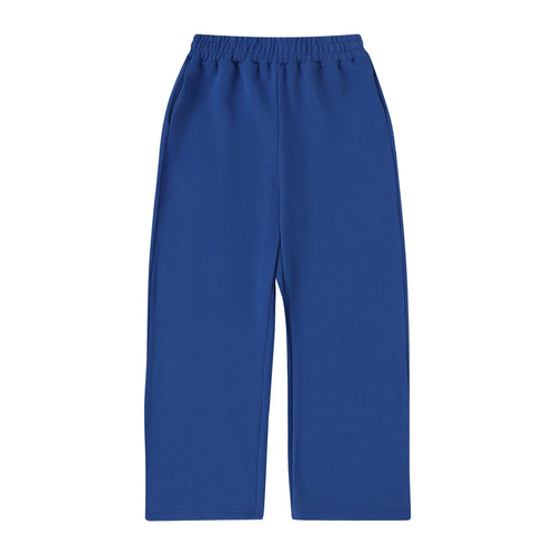 Damen nan weite Cropped-Loungehose mit elastischem Bund und seitlichen Eingrifftaschen Drune