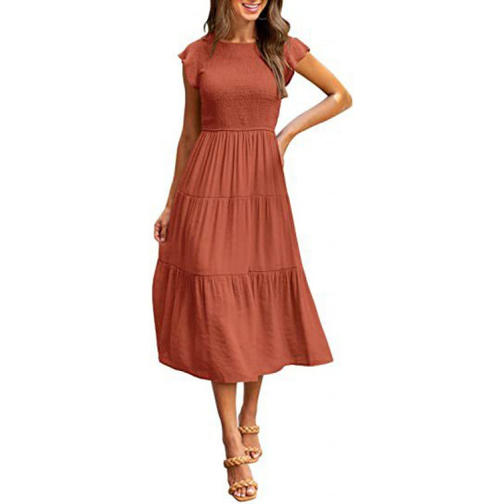 Damen Sommerkleid mit fließendem Schnitt Drune