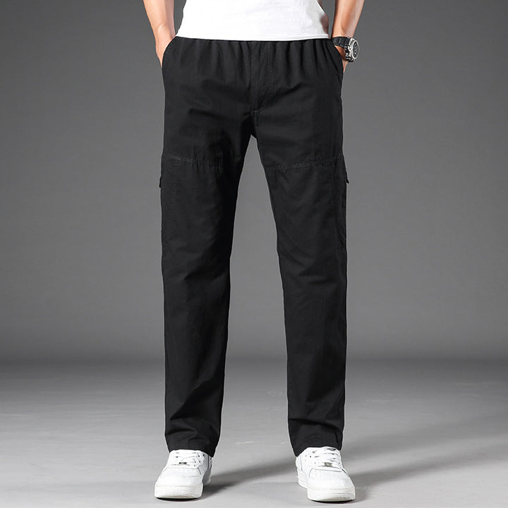 Herren Multifunktions-Cargohose mit elastischem Bund Drune