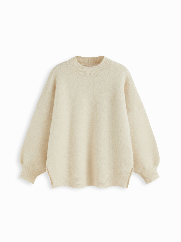 Damen Bequemer Oversized Pullover Drune
