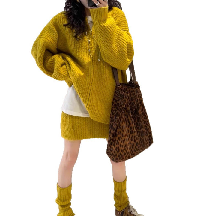 Damen Strickjacke mit oversize Schnitt und dekorativen Strukturmustern Drune