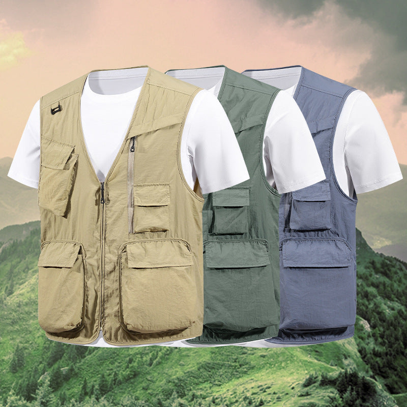 Herren Multifunktionale Outdoor-Weste Drune 1788242492